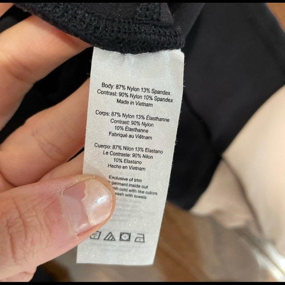 Alo Yoga Goddess Leggings Black and Light Pink - Picture 6 of 11